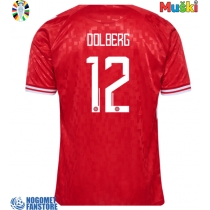 Danska Kasper Dolberg #12 Domaci Dres EP 2024 Kratak Rukav